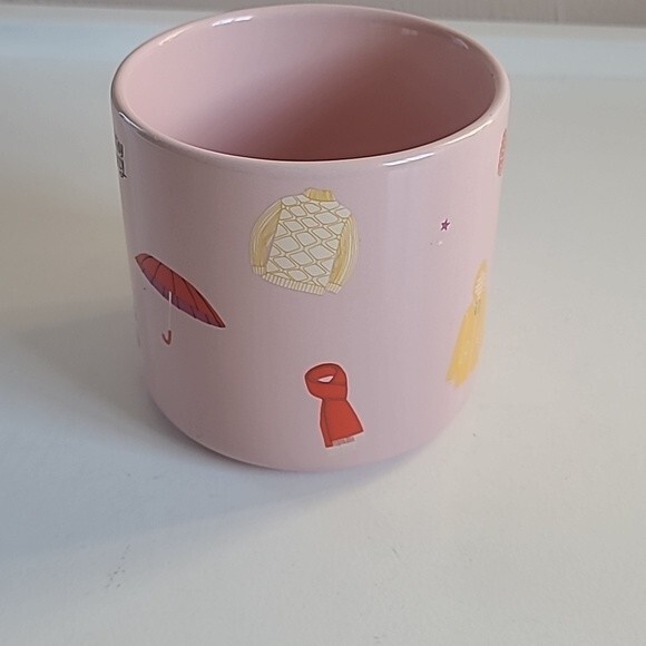 Starbucks Pink "Stay Cozy/Sweater Weather" Ban.Do 2018 12 oz. Ceramic Mug - Picture 3 of 9